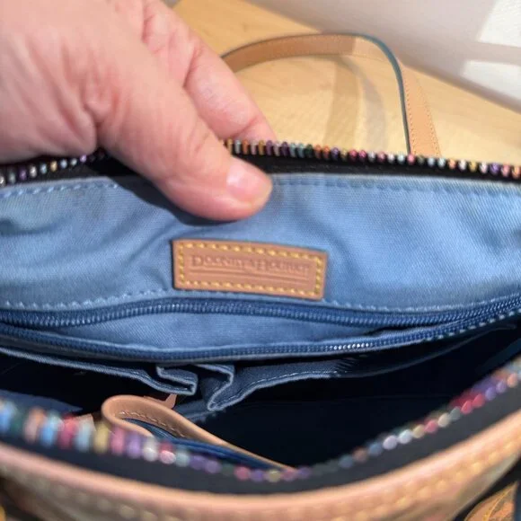 Dooney & Bourke Star Pattern Shoulder Bag - Multicolor - Picture 11 of 11